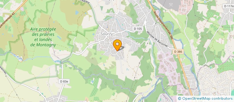 localisation de l'entreprise MADAME NASSERA BENHISSEN  MONTAGNY