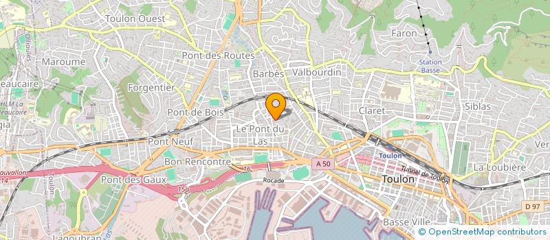 localisation de l'entreprise MADAME NASSERA DHAOU  TOULON