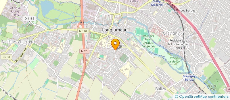 localisation de l'entreprise MADAME NASSERA ELAOUD à LONGJUMEAU