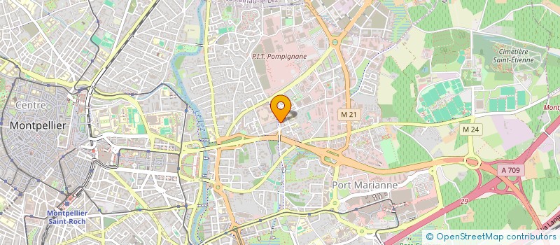 localisation de l'entreprise MADAME NASSERA ES-SEBBANI  MONTPELLIER