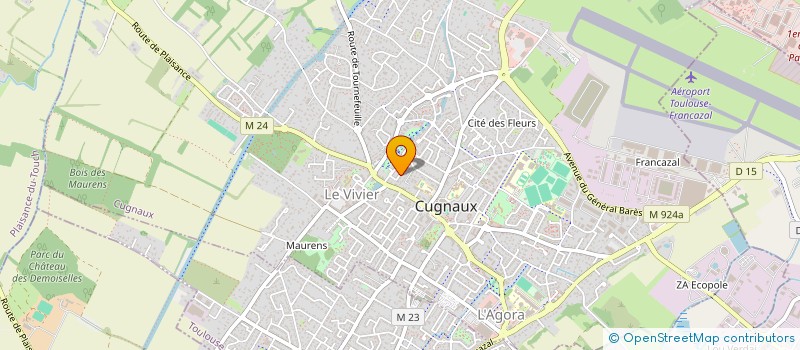 localisation de l'entreprise MADAME NASSERA MENAL  CUGNAUX