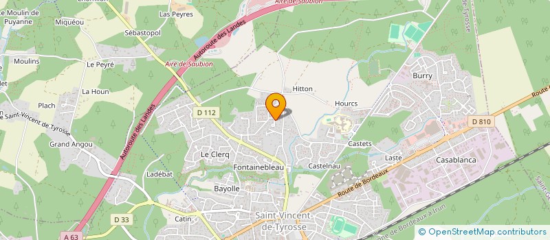 localisation de l'entreprise MADAME NASSERA OULD AMEZIANE  SAINT-VINCENT-DE-TYROSSE