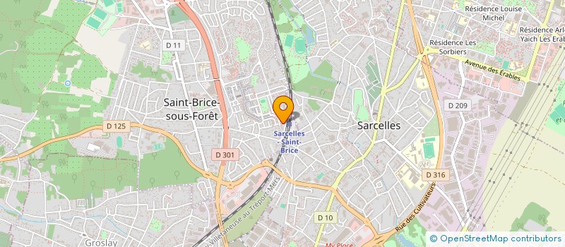 localisation de l'entreprise MADAME NASSERINE KHAMIS  SAINT-BRICE-SOUS-FORET