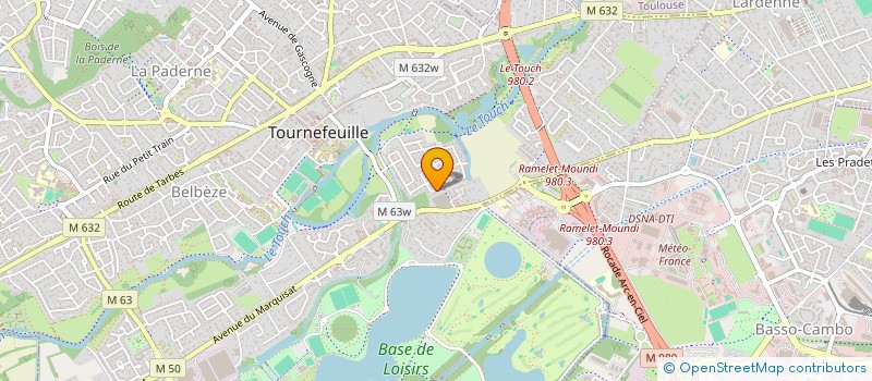 localisation de l'entreprise MADAME NASSILA RAMDJEE KESSAVDJEE  TOURNEFEUILLE