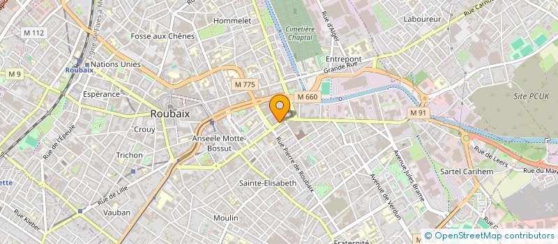 localisation de l'entreprise MADAME NASSIM AMAROUCHE  TOURCOING