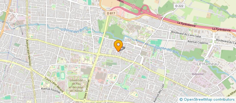 localisation de l'entreprise MADAME NASSIM OUMOKHTAR à PAU