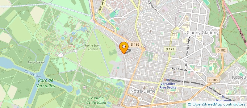 localisation de l'entreprise MADAME NASSIMA BELKACEM à VERSAILLES
