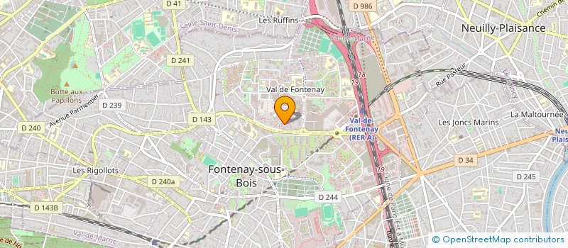 localisation de l'entreprise MADAME NASSIMA BENAMAR à FONTENAY-SOUS-BOIS