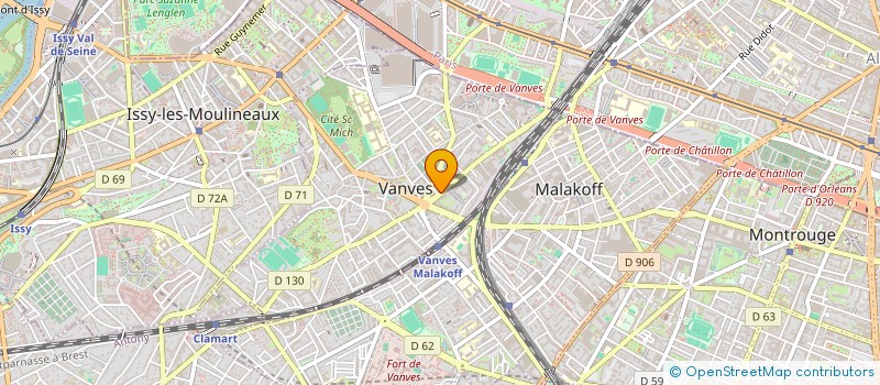 localisation de l'entreprise MADAME NASSIMA BENHATCHI à VANVES