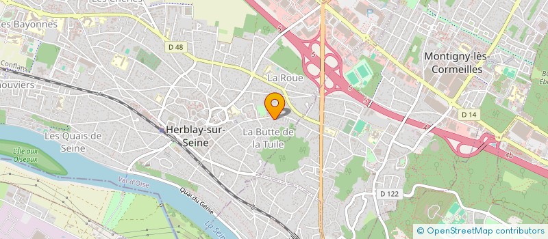 localisation de l'entreprise MADAME NASSIMA BEOUCH  HERBLAY-SUR-SEINE