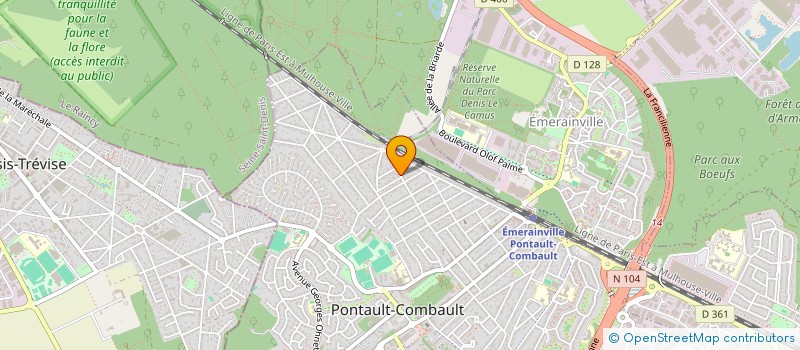 localisation de l'entreprise MADAME NASSIMA BOUKOUBAI à PONTAULT-COMBAULT