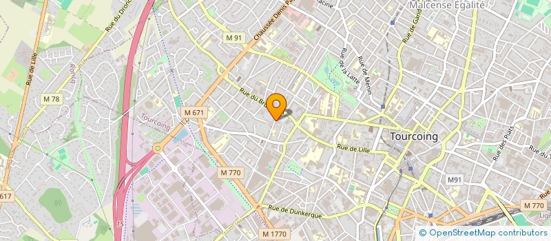 localisation de l'entreprise MADAME NASSIMA BOUMARAF  TOURCOING