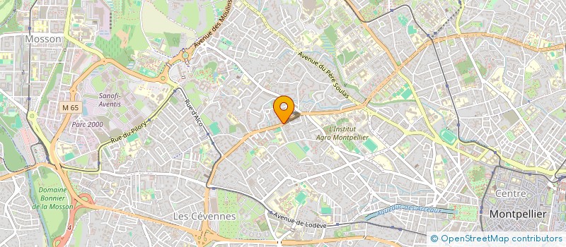 localisation de l'entreprise MADAME NASSIMA BOUZIANE à MONTPELLIER
