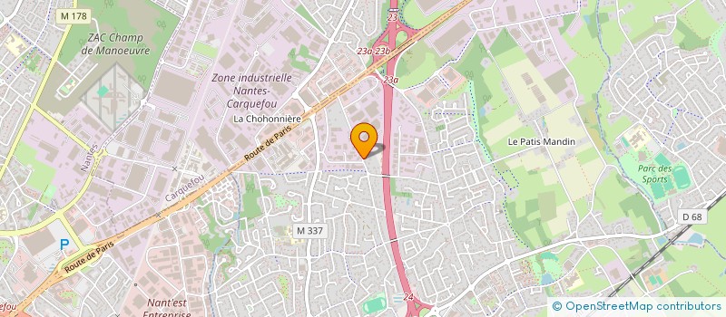 localisation de l'entreprise MADAME NASSIMA BRIGHENE  SAINTE-LUCE-SUR-LOIRE