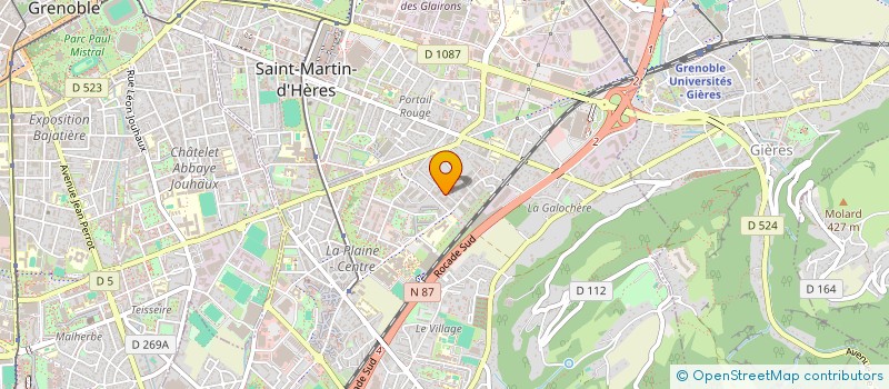 localisation de l'entreprise MADAME NASSIMA DERGHICHE  SAINT-MARTIN-D'HERES