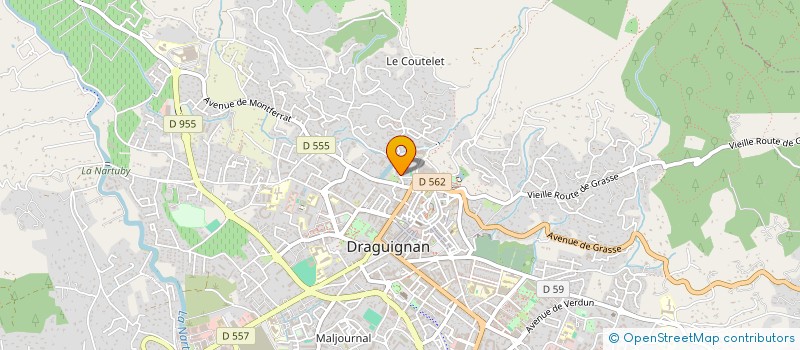 localisation de l'entreprise MADAME NASSIMA DJENDLI  DRAGUIGNAN