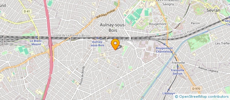localisation de l'entreprise MADAME NASSIMA HAMIDOUCHE à AULNAY-SOUS-BOIS