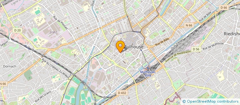 localisation de l'entreprise MADAME NASSIMA LECHEKHAB  MULHOUSE