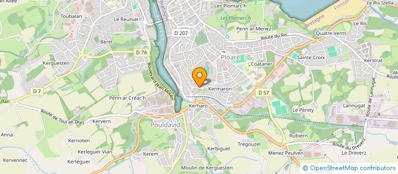 localisation de l'entreprise MADAME NASSIMA MALEG à DOUARNENEZ