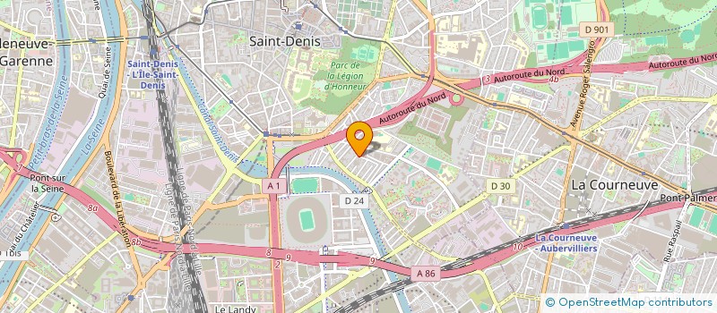 localisation de l'entreprise MADAME NASSIMA MESBAH à SAINT-DENIS