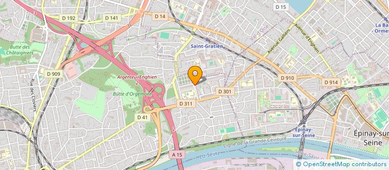 localisation de l'entreprise MADAME NASSIMA NASRI  ARGENTEUIL