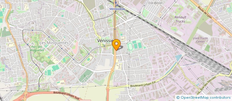 localisation de l'entreprise MADAME NASSIMA NEKOUL  VENISSIEUX