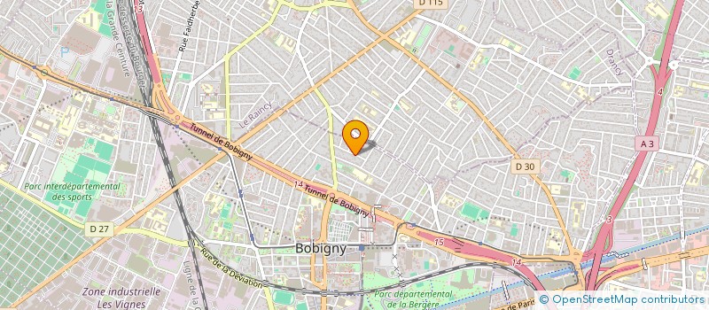 localisation de l'entreprise MADAME NASSIMA OUHADJ  BOBIGNY