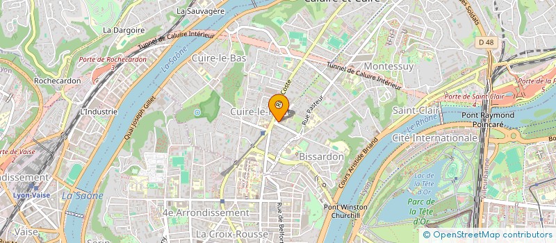 localisation de l'entreprise MADAME NASSIMA SAIH  CALUIRE-ET-CUIRE