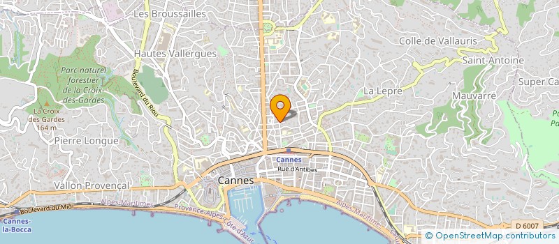 localisation de l'entreprise MADAME NASSIMA SASSI à CANNES