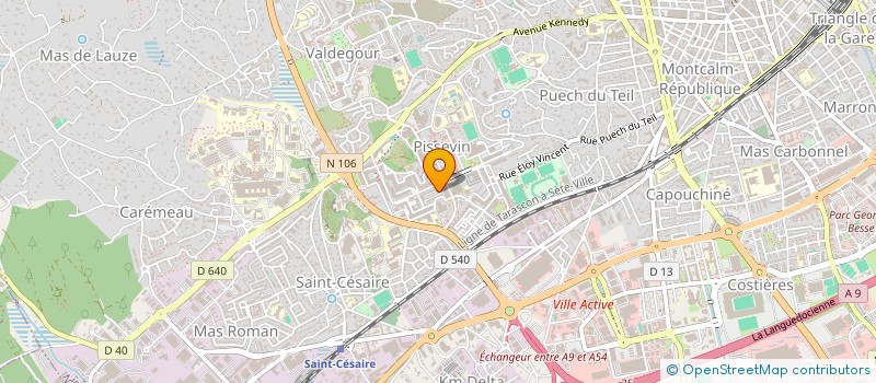 localisation de l'entreprise MADAME NASSIMA SMOUNI  NIMES