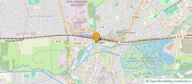 localisation de l'entreprise MADAME NASSIMA WODJOUATT  BOURGES