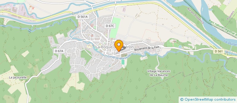 localisation de l'entreprise MADAME NASSIRA BAHAD  LA ROQUE-D'ANTHERON