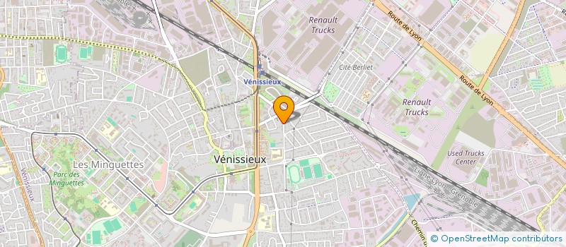 localisation de l'entreprise MADAME NASSIRA BELALA  VENISSIEUX