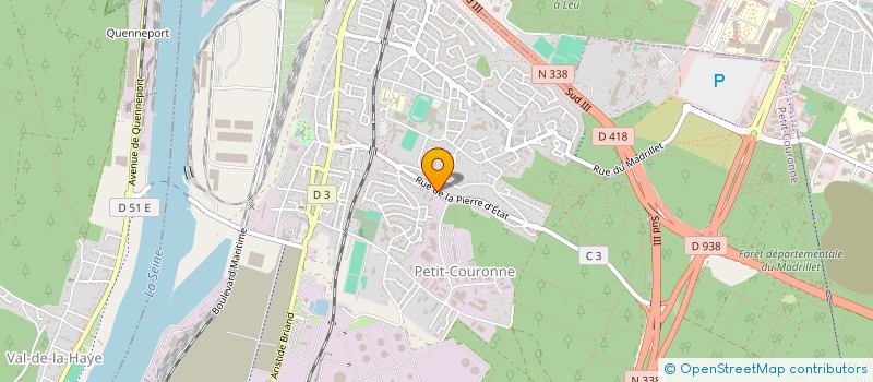 localisation de l'entreprise MADAME NASSIRA BENGUELIL  PETIT-COURONNE