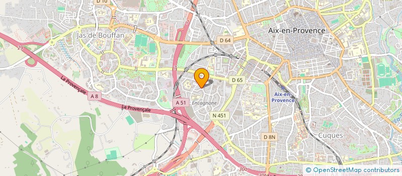 localisation de l'entreprise MADAME NASSIRA BOUZELMAD  AIX-EN-PROVENCE