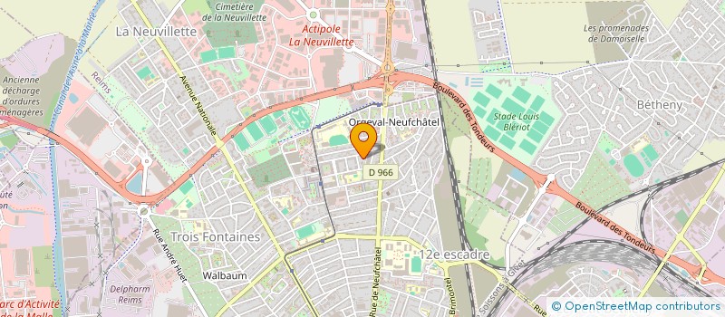 localisation de l'entreprise MADAME NASSIRA CHAFAI à REIMS