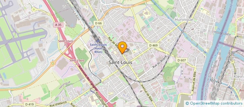 localisation de l'entreprise MADAME NASSIRA FEGHOUL  SAINT-LOUIS