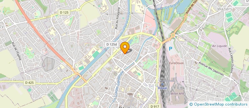 localisation de l'entreprise MADAME NASSIRA JLASSI  DOUAI