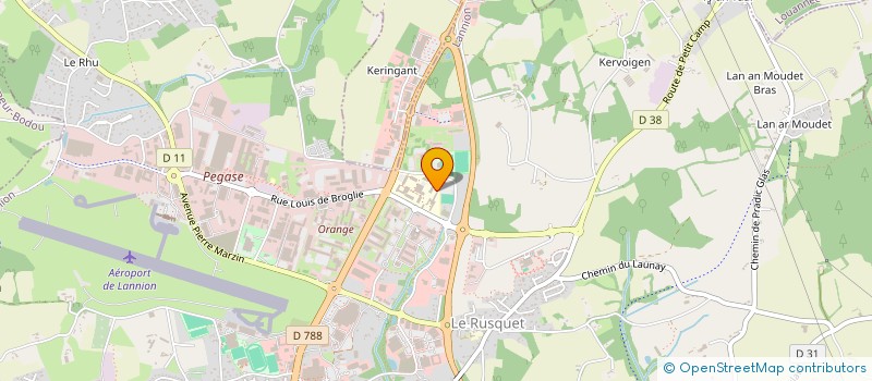 localisation de l'entreprise MADAME NASSIRATOU YANKENE  LANNION