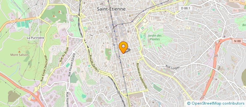 localisation de l'entreprise MADAME NASSUHATI AMADA  SAINT-ETIENNE