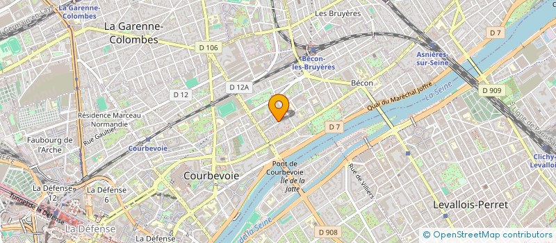 localisation de l'entreprise MADAME NASTARADINE HAMADA à COURBEVOIE