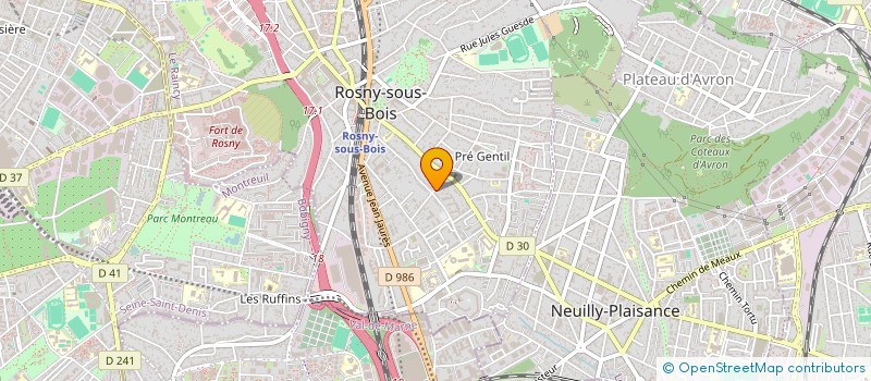 localisation de l'entreprise MADAME NASTASIA ATANAZIEVITCH à ROSNY-SOUS-BOIS