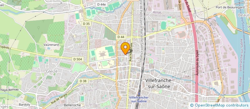 localisation de l'entreprise MADAME NASTASIA DESCAMPS à VILLEFRANCHE-SUR-SAONE