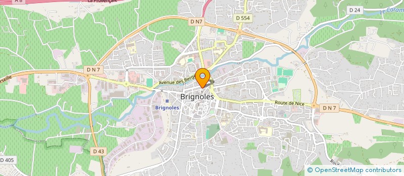 localisation de l'entreprise MADAME NASTASIA FEILDEL à BRIGNOLES