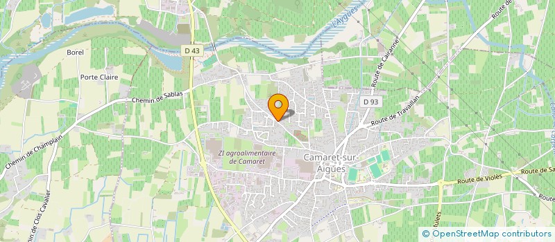 localisation de l'entreprise MADAME NASTASIA JACQUEMIN  CAMARET-SUR-AIGUES