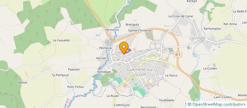 localisation de l'entreprise MADAME NASTASIA KEURMEUR à GUEMENE-SUR-SCORFF