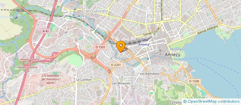 localisation de l'entreprise MADAME NASTASIA NOENS à ANNECY