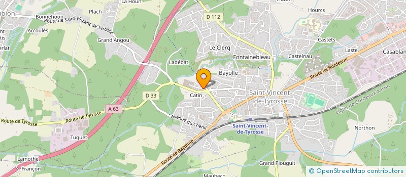 localisation de l'entreprise MADAME NASTASIA SAUVEUR  SAINT-VINCENT-DE-TYROSSE