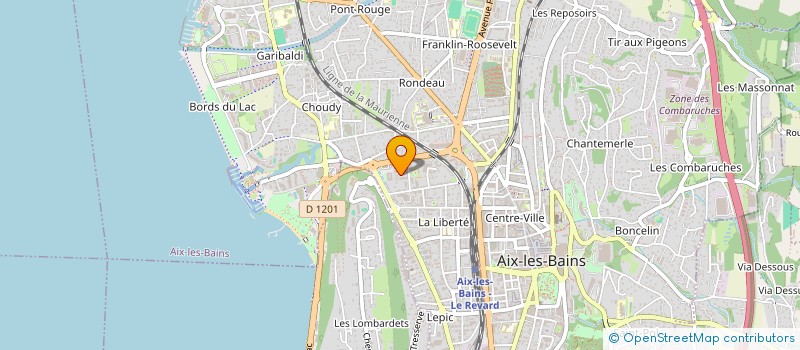 localisation de l'entreprise MADAME NASTASIA THIRIET  AIX-LES-BAINS