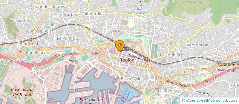 localisation de l'entreprise MADAME NASTASSIA KOLESNIKOFF  TOULON